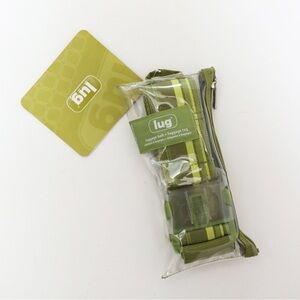 Lug luggage belt and tag set olive green travel carry on suitcase accessories